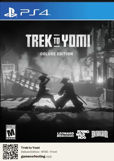 Trek to Yomi PlayStation 4, NTSC box front