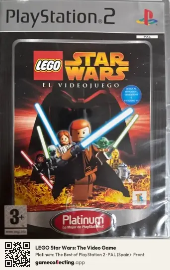 LEGO Star Wars: The Video Game PlayStation 2, Spain box front