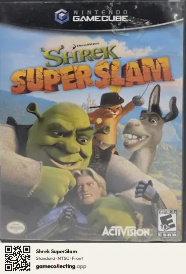 Shrek SuperSlam Nintendo GameCube, NTSC box front