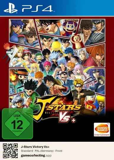 J-Stars Victory Vs+ PlayStation 4, Germany box front
