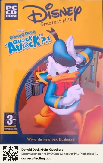 Donald Duck: Goin' Quackers Computer, Netherlands box front