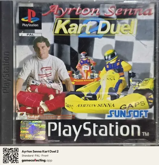 Ayrton Senna Kart Duel 2 PlayStation, PAL box front