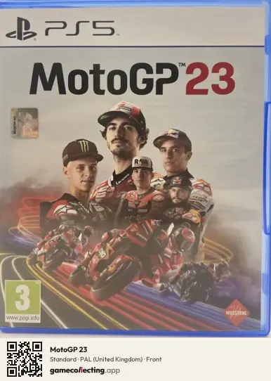 MotoGP 23 PlayStation 5, United Kingdom box front