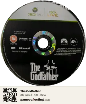 The Godfather Xbox 360, PAL disc
