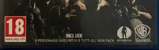 Mortal Kombat XL, the PEGI square on its front