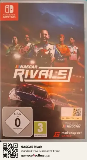 NASCAR Rivals Nintendo Switch, Germany box front