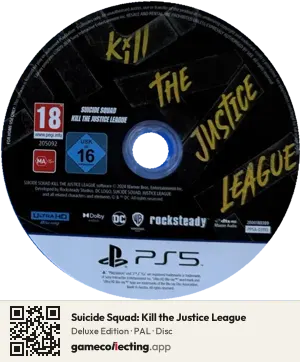 Suicide Squad: Kill the Justice League PlayStation 5, PAL disc