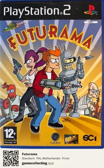 Futurama PlayStation 2, Netherlands box front