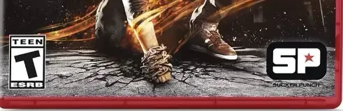 Infamous Second Son, the ESRB box on its front