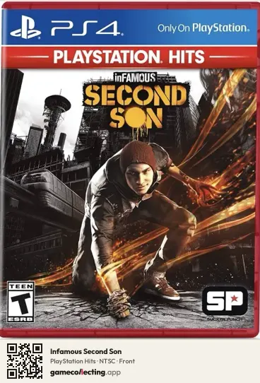 Infamous Second Son PlayStation 4, NTSC box front