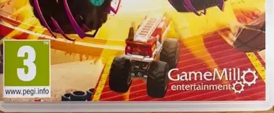 Hot Wheels Monster Trucks: Stunt Mayhem, the PEGI square on its front