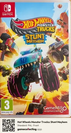 Hot Wheels Monster Trucks: Stunt Mayhem Nintendo Switch, PAL box front