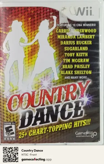 Country Dance Nintendo Wii, NTSC box front