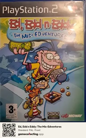 Ed, Edd n Eddy: The Mis-Edventures PlayStation 2, PAL box front