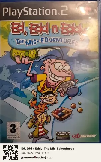 Ed, Edd n Eddy: The Mis-Edventures PlayStation 2, PAL box front