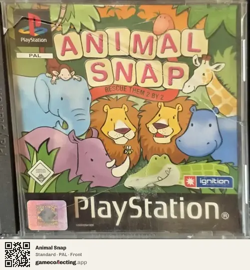 Animal Snap PlayStation, PAL box front