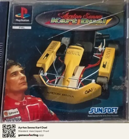 Ayrton Senna Kart Duel PlayStation, Asia box front