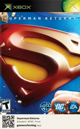 Superman Returns Xbox, NTSC box front