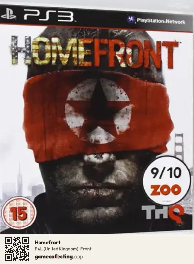 Homefront PlayStation 3, United Kingdom box front