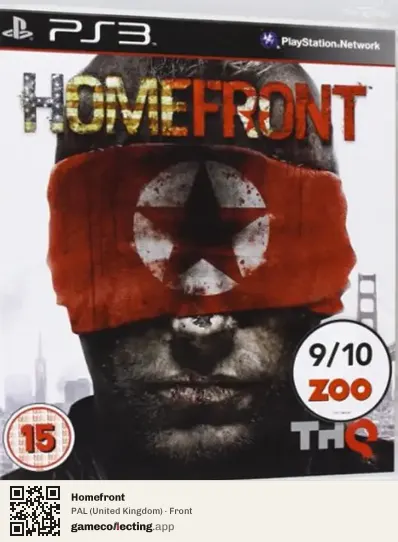 Homefront PlayStation 3, United Kingdom box front