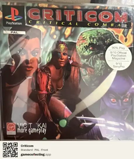 Criticom PlayStation, PAL box front
