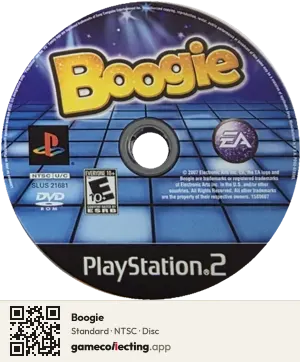 Boogie PlayStation 2, NTSC disc