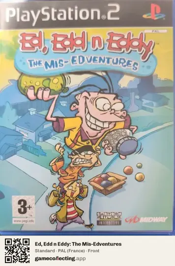 Ed, Edd n Eddy: The Mis-Edventures PlayStation 2, France box front