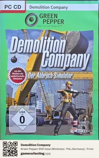Demolition Company Computer, Germany box front