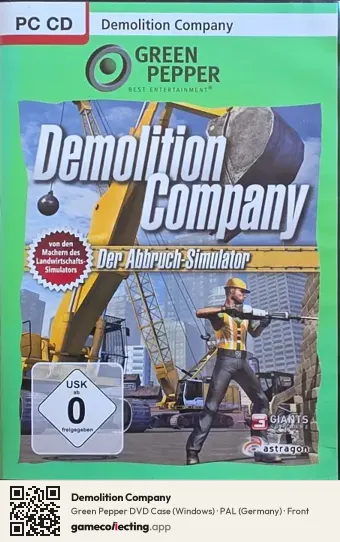 Demolition Company Computer, Germany box front