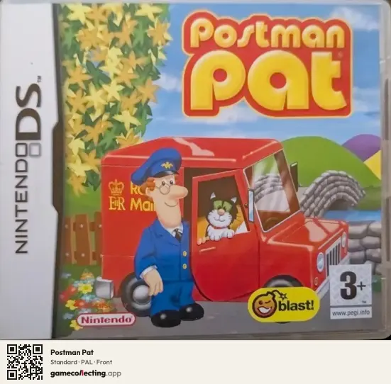 Postman Pat Nintendo DS, PAL box front