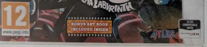 Persona Q2: New Cinema Labyrinth, the PEGI square on its front