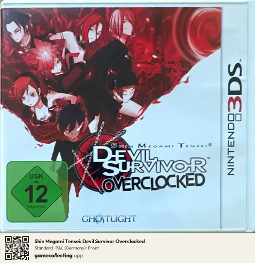 Shin Megami Tensei: Devil Survivor Overclocked Nintendo 3DS, Germany box front