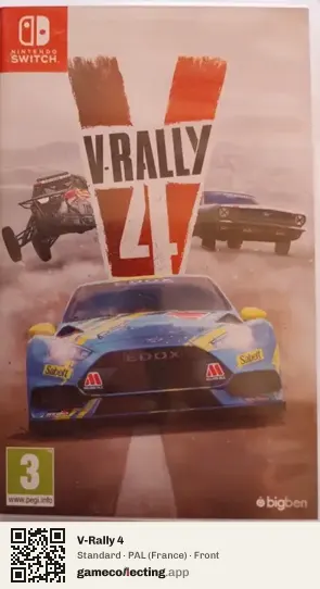 V-Rally 4 Nintendo Switch, France box front