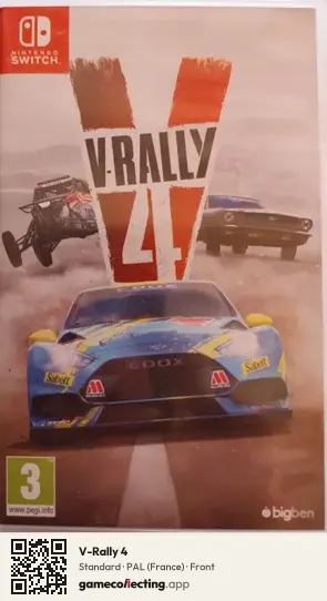 V-Rally 4 Nintendo Switch, France box front