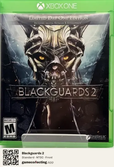 Blackguards 2 Xbox One, NTSC box front