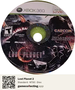 Lost Planet 2 Xbox 360, NTSC disc