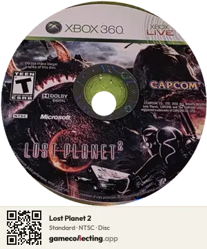 Lost Planet 2 Xbox 360, NTSC disc