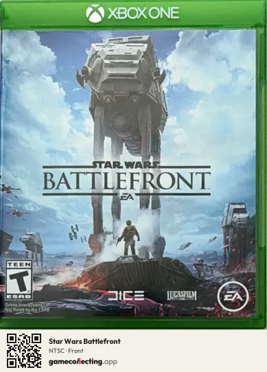 Star Wars Battlefront Xbox One, NTSC box front