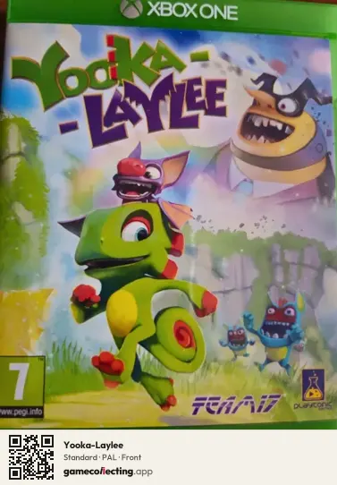 Yooka-Laylee Xbox One, PAL box front