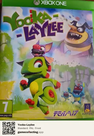 Yooka-Laylee Xbox One, PAL box front