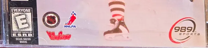 NHL FaceOff 99, the ESRB box on its front