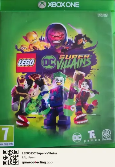 LEGO DC Super-Villains Xbox One, PAL box front