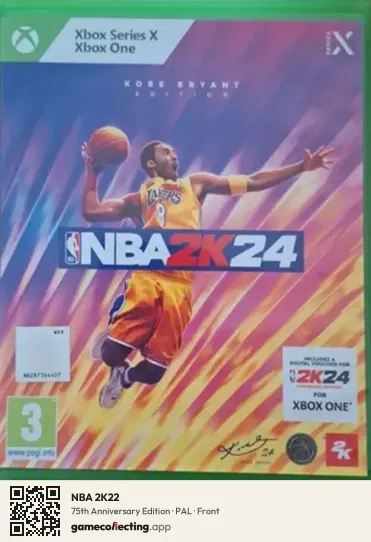 NBA 2K22 Xbox One, PAL box front