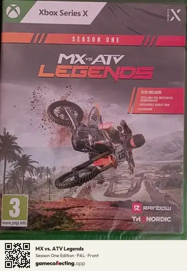MX vs. ATV Legends Xbox Series X, PAL box front