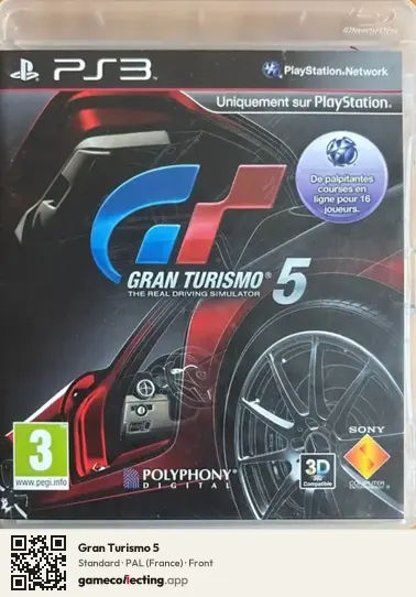 Gran Turismo 5 PlayStation 3, France box front