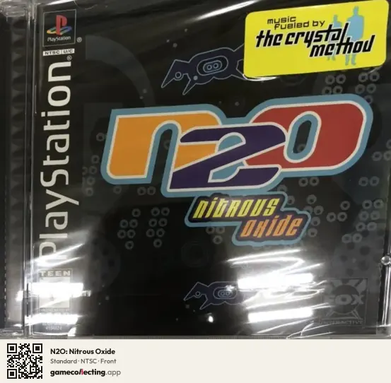 N2O: Nitrous Oxide PlayStation, NTSC box front