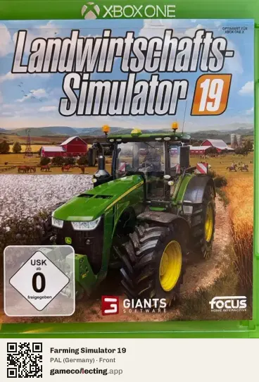 Farming Simulator 19 Xbox One, Germany box front