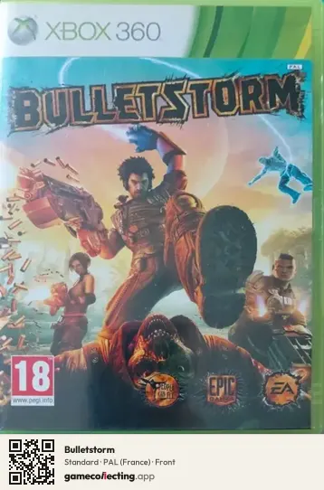 Bulletstorm Xbox 360, France box front