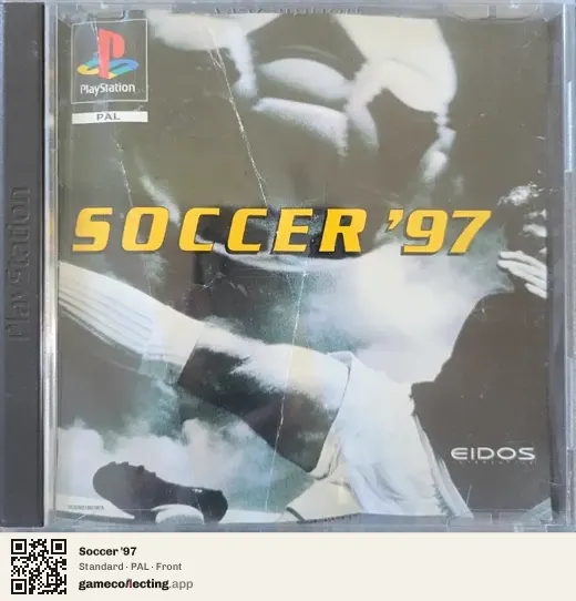 Soccer '97 PlayStation, PAL box front