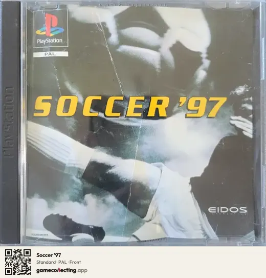 Soccer '97 PlayStation, PAL box front